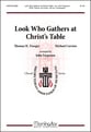 Look Who Gathers at Christ's Table SATB choral sheet music cover